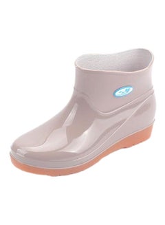 Buy Slip-On Ankle Boots Grey in UAE