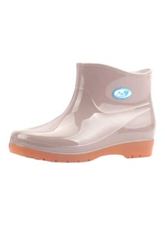 Buy Slip-On Ankle Boots Pink in UAE