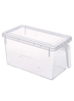 Buy Food Storage Container With Lid And Handle Transparent in UAE