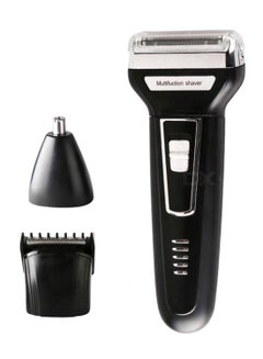 Buy 3 In 1 Rechargeable And Cordless Hair Clipper Black/Silver in UAE