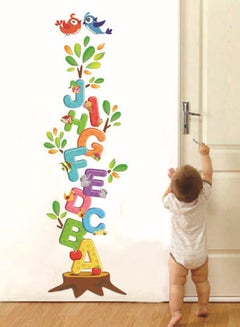 Buy Cartoon Letters Pattern Wall Sticker Multicolour 50 x 70cm in UAE