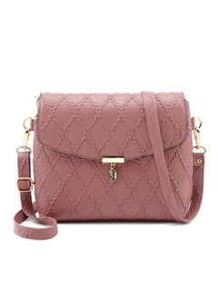 Buy Durable Retro Style crossbody bag Pink/Gold in Saudi Arabia