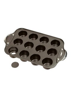 Buy Mini Cheesecake Pan With Handle Black 14x8x1.75inch in Saudi Arabia