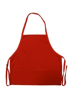 Buy Toddler Bib Apron Red 16x16inch in Egypt