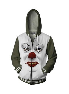 Buy The Joker 3D Printed Hoodie Multicolour in Saudi Arabia