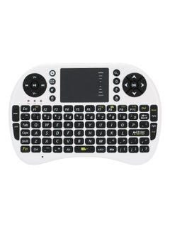 Buy 2.4G Mini USB Wireless German Version Keyboard With Air Mouse Fly White/Black in Saudi Arabia