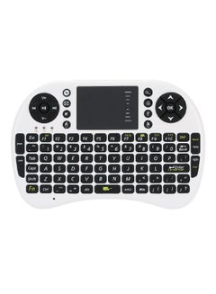 Buy 2.4G Mini USB Wireless English Version Keyboard With Air Mouse Fly White/Black in Saudi Arabia