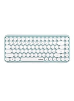 Buy Heijue 308i Bluetooth Wireless keyboard White/Mint in Saudi Arabia