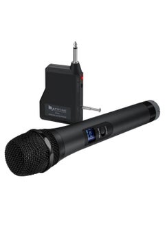 Buy Handheld Dynamic Wireless Microphone For Karaoke Nights and House Parties over the Mixer, PA System, Speakers K025 K025 Black in Saudi Arabia