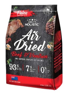 Buy Beef And Venison Air Dried Dry Food Multicolour in UAE