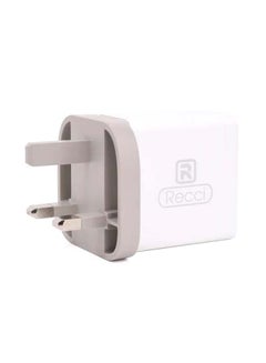 Buy 24W 2-Port USB Wall Charger White in UAE