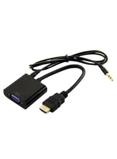 Buy HDMI To VGA Adapter Black in Egypt