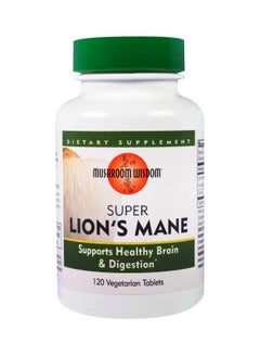 Buy Super Lion's Mane Dietary Supplement - 120 Veg Tablet in UAE