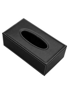 Buy Rectangle Shaped Tissue Box Black in UAE