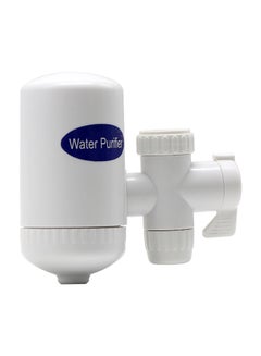 Buy Faucet Water Filter With Activated Carbon  White 12.5cm in Saudi Arabia