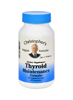 Buy Thyroid Maintenance Formula 475mg Dietery Supplement - 100 Veggie Caps in UAE