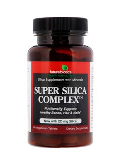 Buy Super Silica Complex Dietary Supplement 20 mg - 60 Vegetarian Tablets in UAE