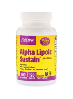 Buy Alpha Lipoic Sustain 300mg Dietary Supplement- 120 Tablets in UAE