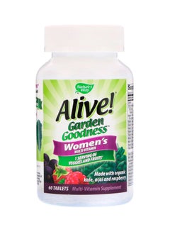 Buy Alive! Garden Goodness Multi-Vitamin Supplement - 60 Tablets in Saudi Arabia