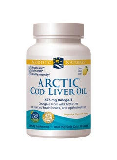 Buy Arctic Cod Liver Oil 1000mg - 90 Softgels in UAE