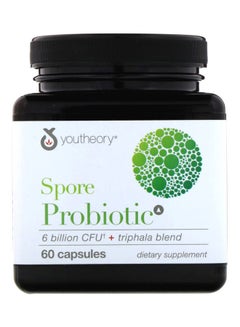 Buy Spore Probiotic Dietary Supplement 6 Billion CFU - 60 Capsules in Saudi Arabia