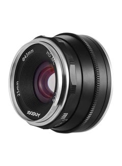 Buy 25mm F1.8 Manual Focus Lens 3.8x5.5cm Black in Saudi Arabia