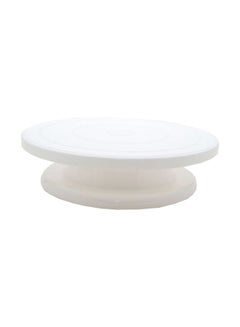 Buy Cake Decorating Turntable Base White 28x7.6centimeter in Egypt