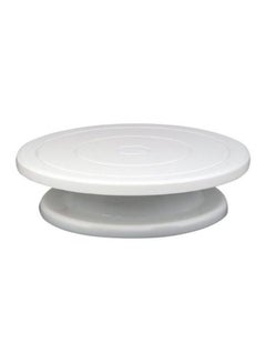 Buy Cake Decorating Turntable White 28centimeter in Egypt