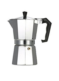 Buy 12 Cup Stove Top Espresso Coffee Maker Silver/Black 23x20.5x11.2centimeter in UAE