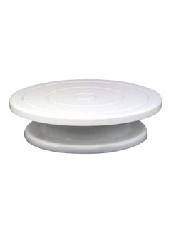 Buy Cake Decorating Turntable White 28centimeter in Egypt