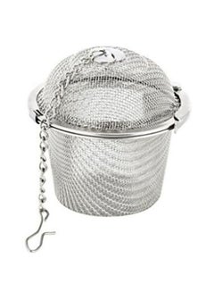 Buy Stainless Steel Filter With Chain And Hook Silver in UAE