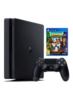 Buy PlayStation 4 Slim 500GB Console With Game (Crash BWithicoot N Sane Triolgy - 4) in Saudi Arabia