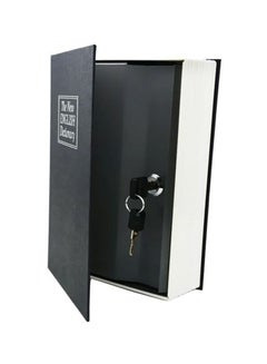 Buy Home Safe Book Box Black 24x5.5x15.5cm in Saudi Arabia