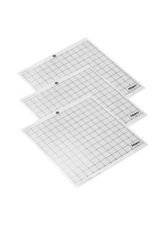 Buy 3-Piece Grid Repalcement Cutting Special Measuring Pad Set Transparent in Saudi Arabia