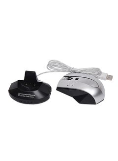 Buy 2.4G Wireless Rechargeable Mouse Black/Silver in Saudi Arabia
