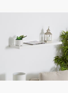 Buy Marbella Rectangular Wall Shelf White in UAE