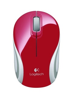 Buy Wireless Mini Mouse Red/Silver in UAE