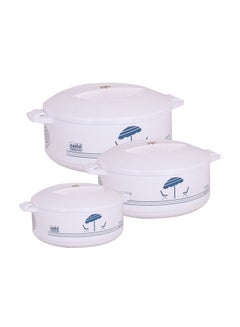 Plastic Insulated Hot Pot 3 pcs set