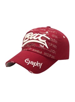 Buy Baseball Snapback Cap Red in Saudi Arabia