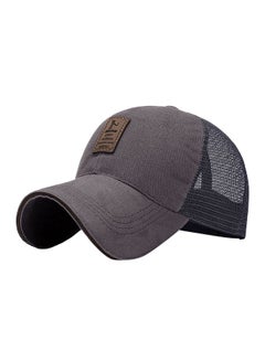 Buy Baseball Snapback Cap Grey in Saudi Arabia