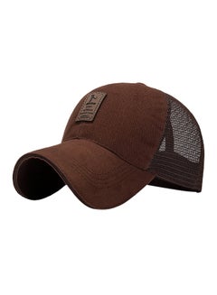 Buy Baseball Snapback Cap Brown in UAE