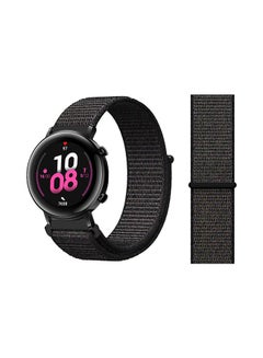 Buy Nylon Loop Replacement Band For Huawei Watch GT 2 Black in Saudi Arabia