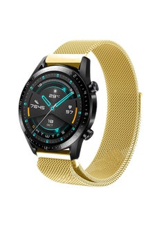 Buy Milanese Mesh Replacement Band For Huawei Watch GT/GT 2 46mm Gold in UAE