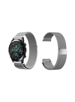 Buy Milanese Mesh Replacement Band For Huawei Watch GT/GT2 Silver in Saudi Arabia