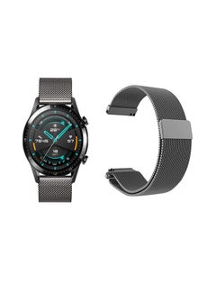 Buy Milanese Mesh Replacement Band For Huawei Watch GT/GT 2 46mm Space Grey in Saudi Arabia