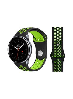 Buy Replacement Band For Samsung Galaxy Active/Active2 Black Green in UAE