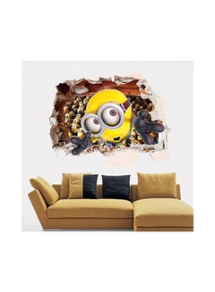 اشتري Cartoon Despicable Me 2 Minions 3D Wall Stickers متعدد الألوان 60x90سنتيمتر في الامارات