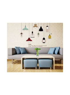 Buy DIY Art Wall Droplight Sticker Multicolour 90x130centimeter in UAE