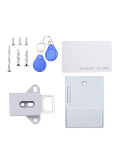 Buy Hidden-Cabinet Electronic Lock White 8.6x6.3x2.9cm in Egypt