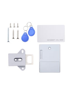 Buy Hidden-Cabinet Electronic Lock White 8.6x6.3x2.9centimeter in Egypt
